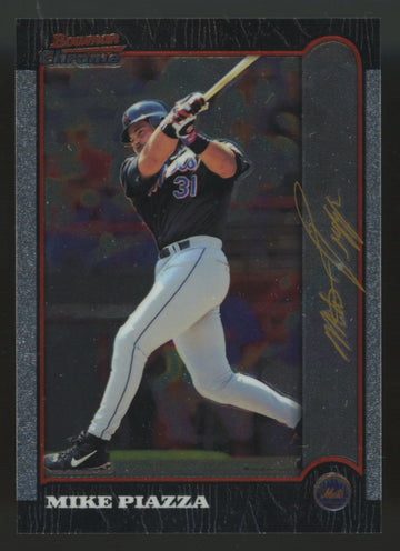 1999 Bowman Chrome Mike Piazza Gold Letters #250
