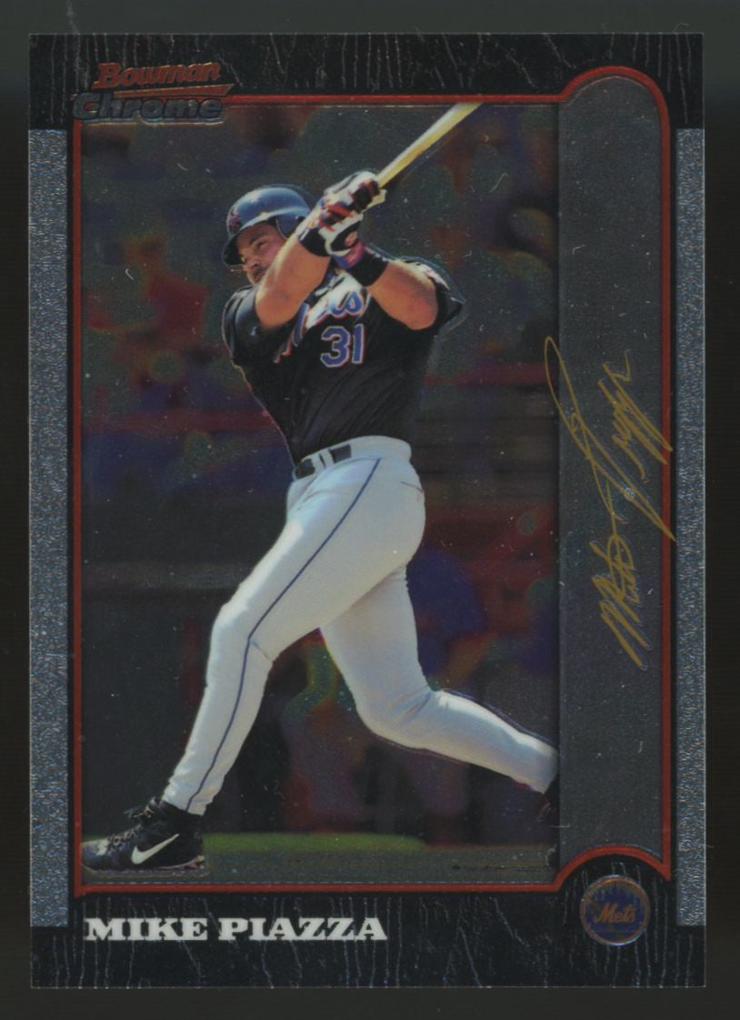 1999 Bowman Chrome Mike Piazza Gold Letters #250