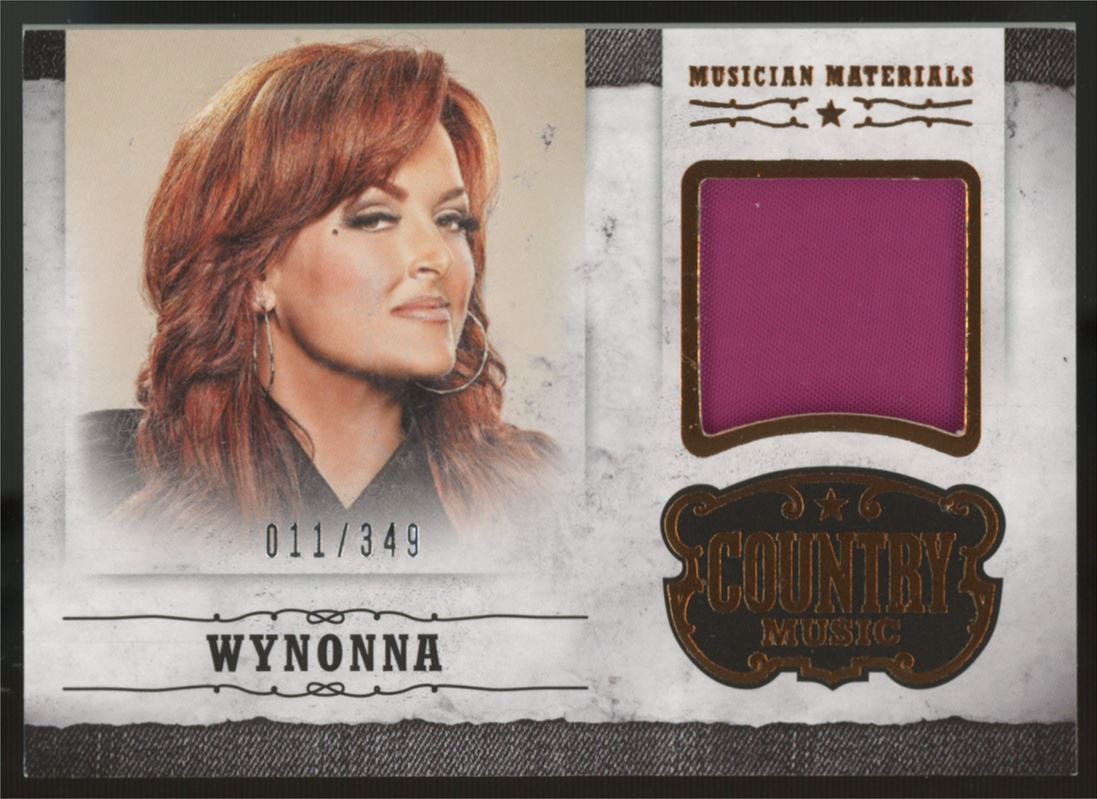 2014 Panini Country Music Wynonna Musician Materials /349 #M-W