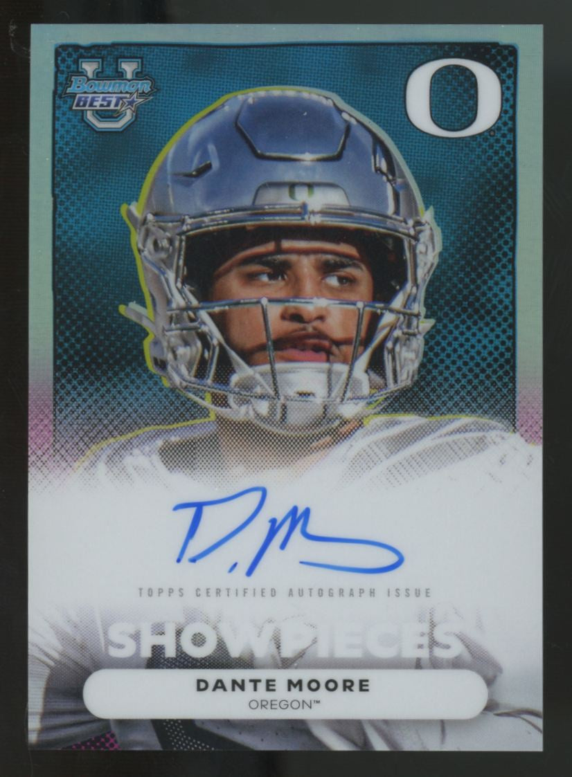 2025 Bowman's Best U Dante Moore Showpieces Variation Auto #BSA-DM