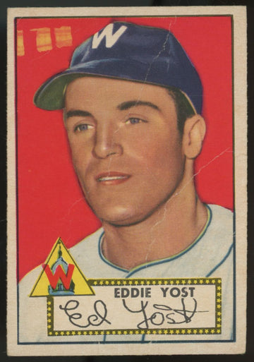 1952 Topps Eddie Yost #123 Poor