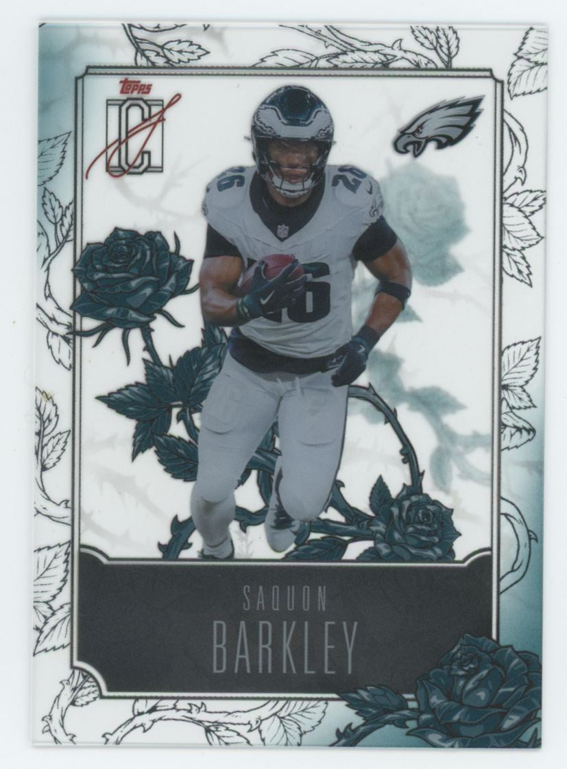 2025 Topps Signature Class Saquon Barkley Roses SSP #Roses-7