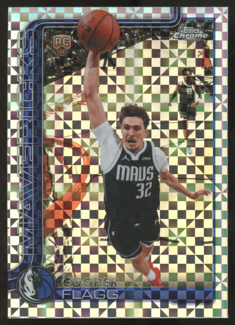 2025-26 Topps Chrome Update Cooper Flagg RC X-Fractor #151