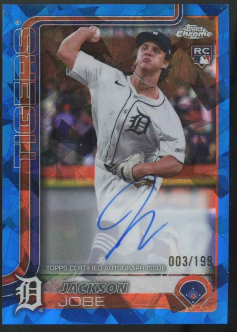 2025 Topps Chrome Sapphire Jackson Jobe RC Auto /199 #RA-JJO