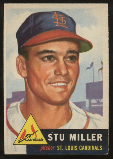 1953 Topps Stu Miller #183 EX