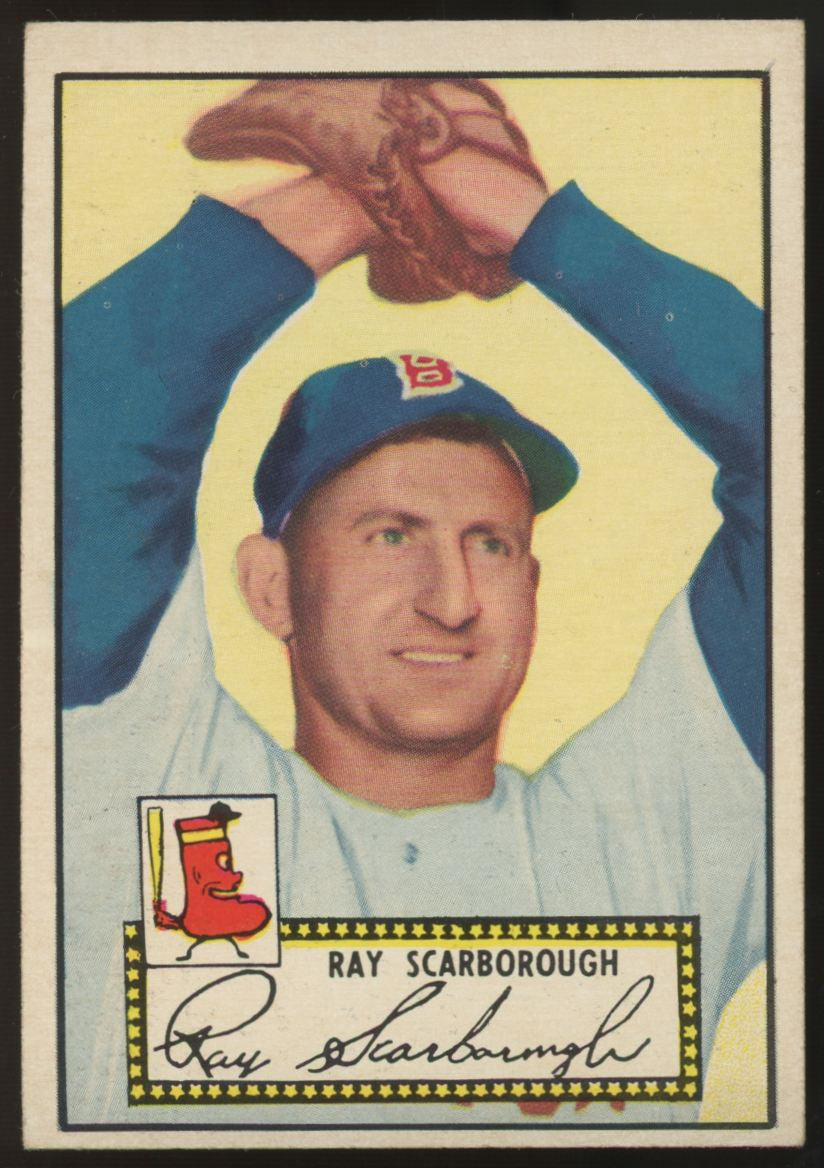 1952 Topps Ray Scarborough Black Back #43 VG "A"