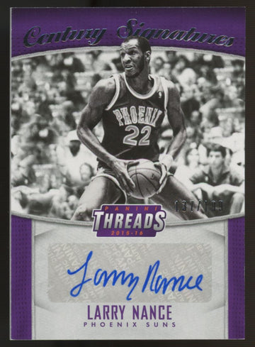 2015-16 Threads Larry Nance Century Signatures Auto /199 #CS-LNC