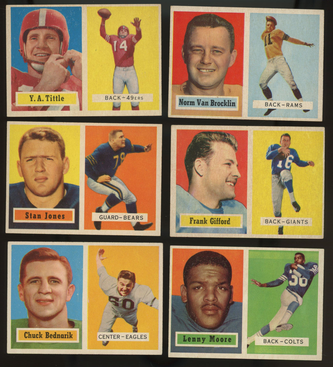 1957 Topps Football Complete Set (154) F-EX/MT