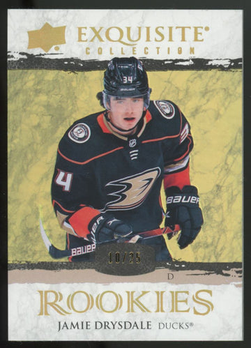 2021-22 Upper Deck Exquisite Jamie Drysdale RC Gold Spectrum /25 #R-JD
