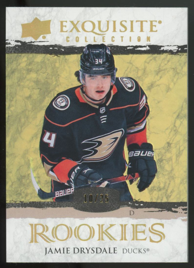 2021-22 Upper Deck Exquisite Jamie Drysdale RC Gold Spectrum /25 #R-JD