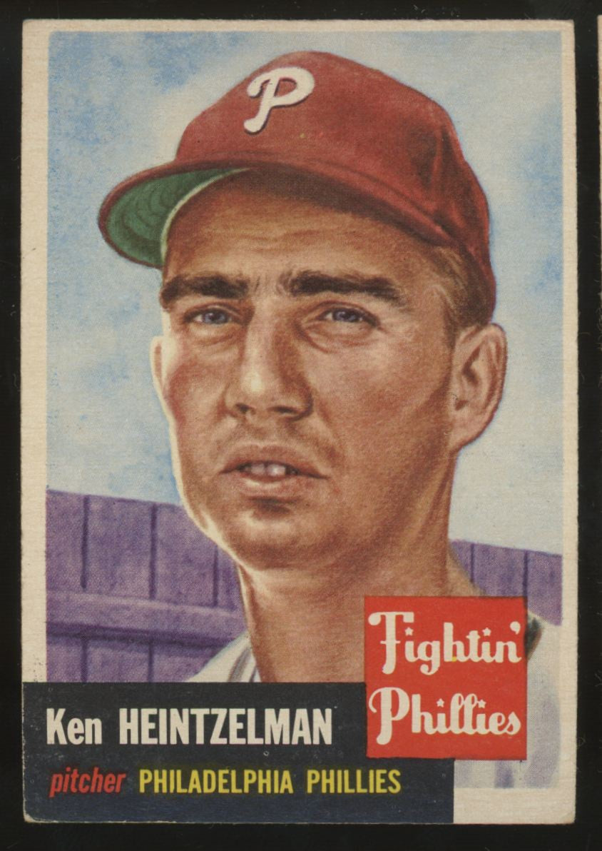 1953 Topps Ken Heintzelman #136 VG/EX