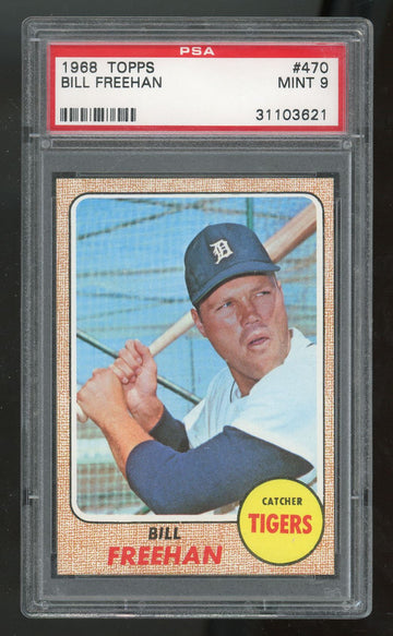 1968 Topps Bill Freehan #470 PSA 9