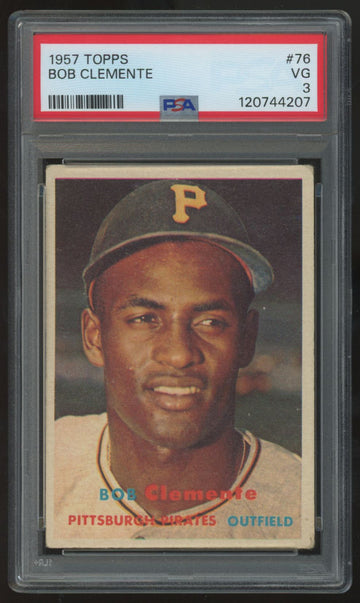 1957 Topps Roberto Bob Clemente #76 PSA 3 *207