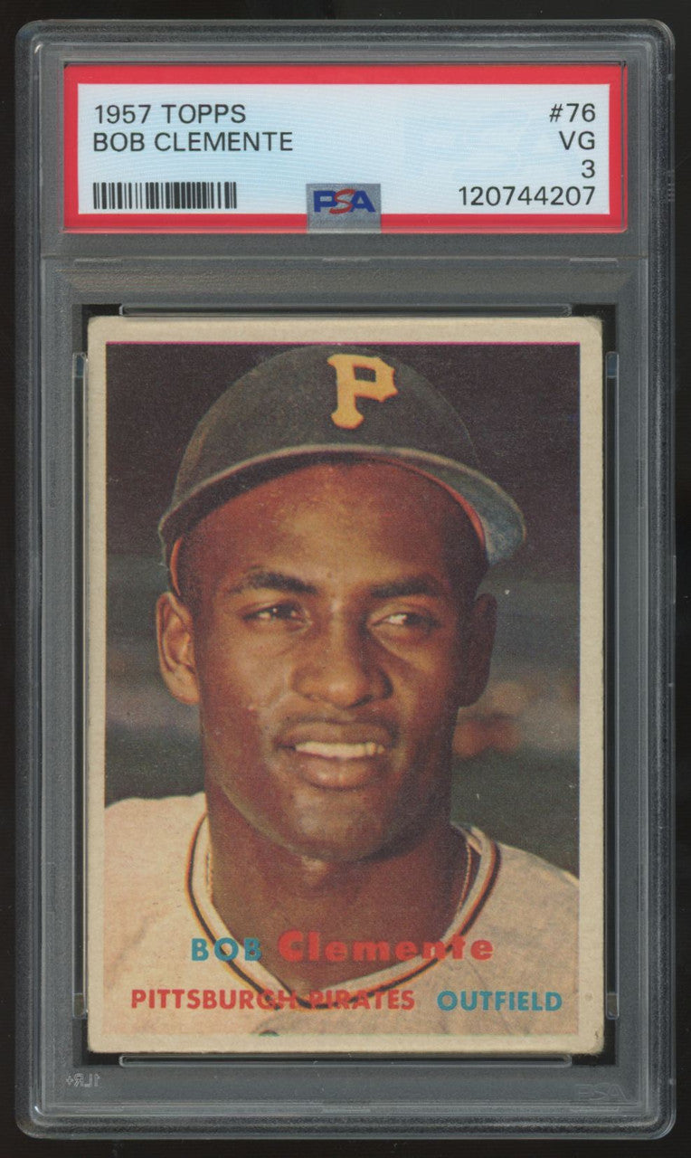 1957 Topps Roberto Bob Clemente #76 PSA 3 *207