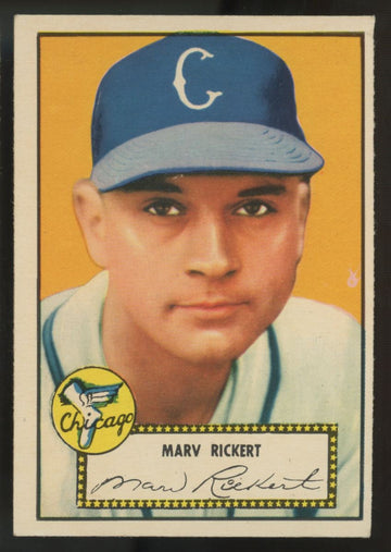 1952 Topps Marv Rickert RC #50 EX