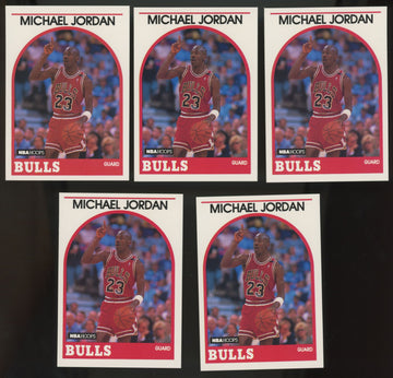 1989-90 NBA Hoops Michael Jordan #200 (Lot Of 10) NM/MT