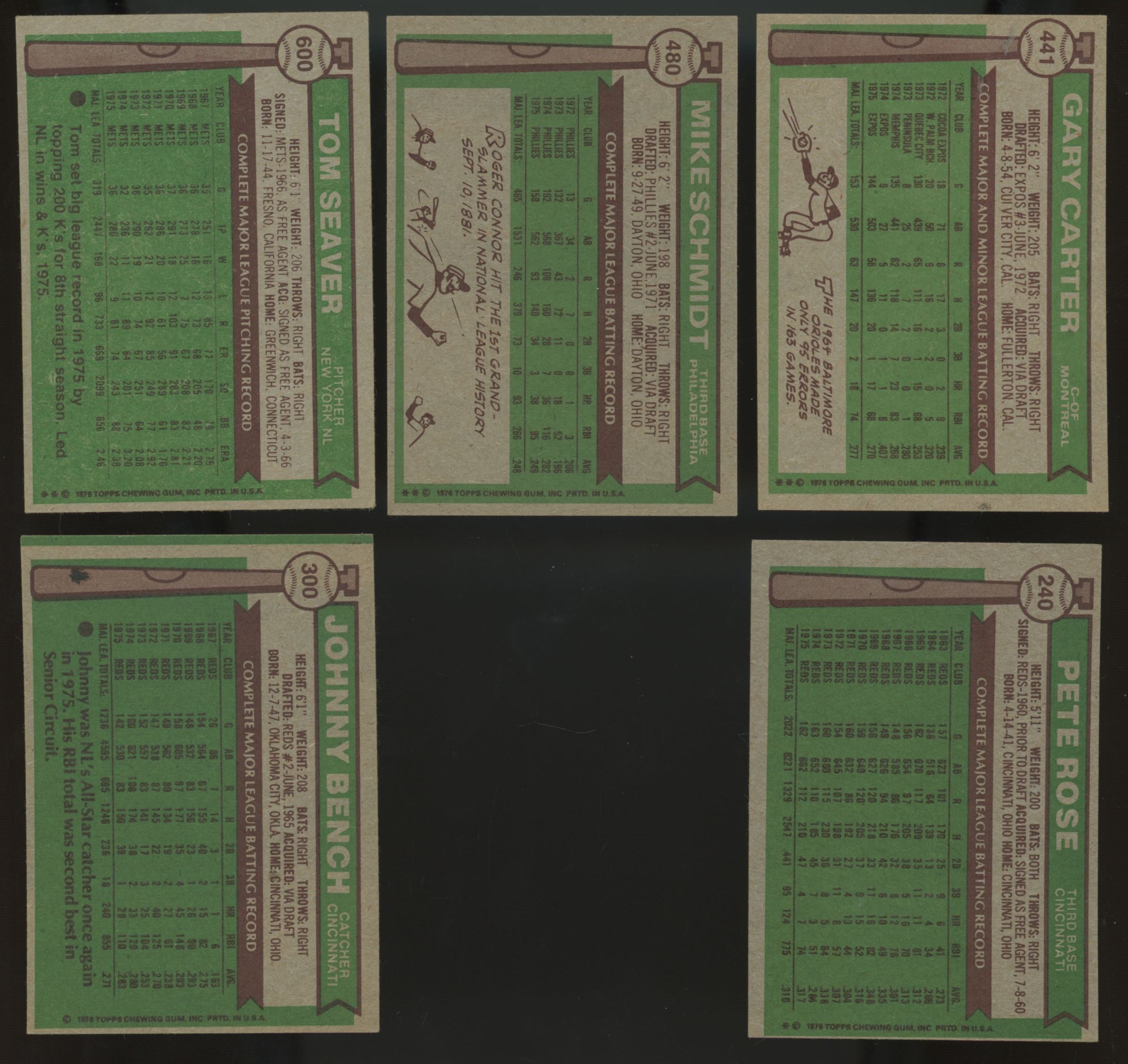 1976 Topps Baseball Complete Set (660/660) EX/MT