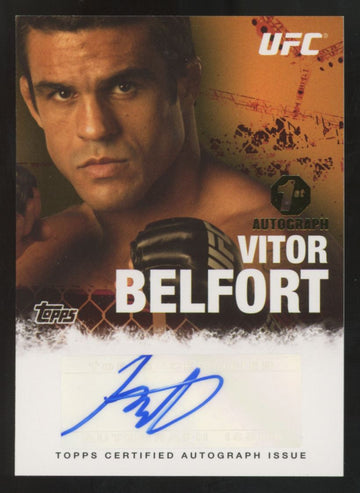 2010 Topps UFC Series Four Vitor Belfort 1st Auto #FA-VB