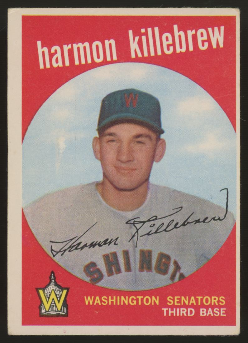 1959 Topps Baseball Harmon Killebrew #515 VG (Wrinkles)