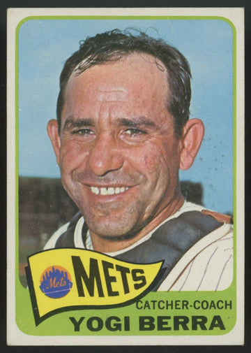 1965 Topps Yogi Berra #470 G/VG (Crease)