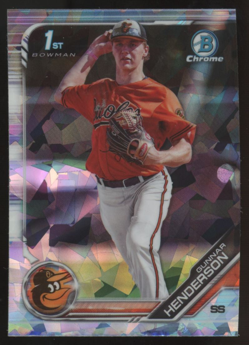 2019 Bowman Chrome Draft Gunnar Henderson 1st Atomic Refractor #BDC-22 "A"