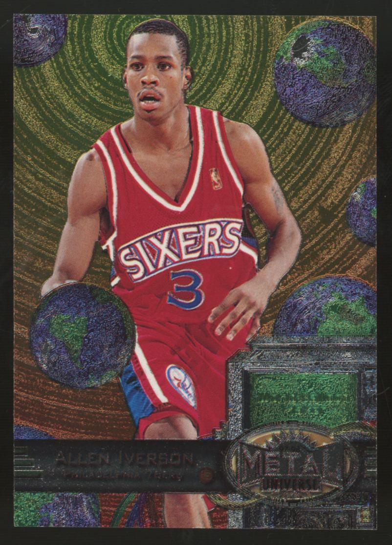 1997-98 SkyBox Metal Universe Allen Iverson #20 "A"