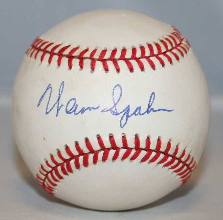MMBB-Spahn Autographed BB JSA
