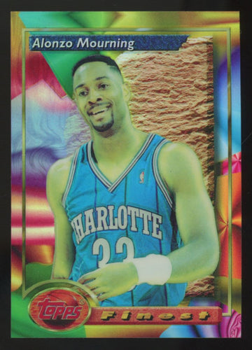 1993-94 Topps Finest Alonzo Mourning Refractor #201 "B"