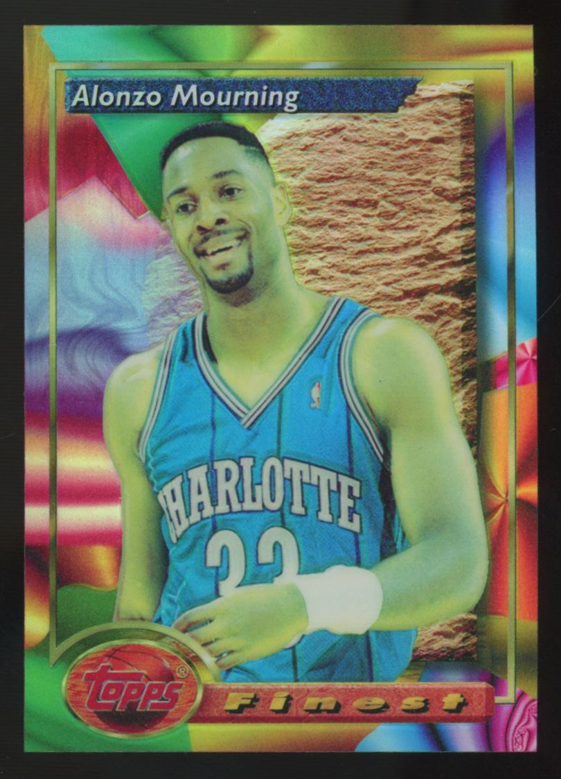 1993-94 Topps Finest Alonzo Mourning Refractor #201 "B"