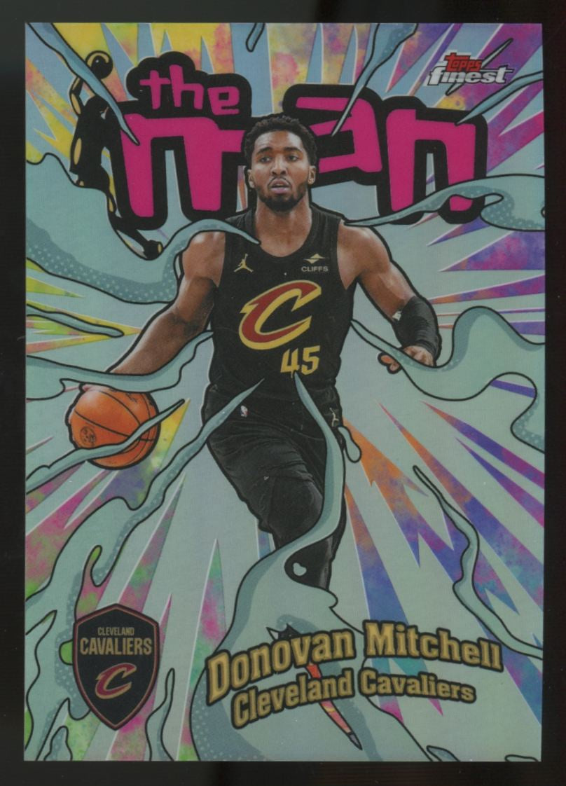 2025-26 Topps Finest Donovan Mitchell The Man SSP #TM-13