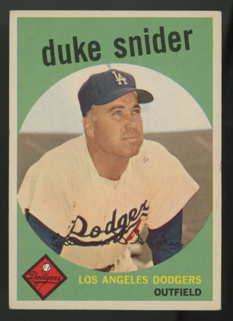 1959 Topps Duke Snider #20 EX