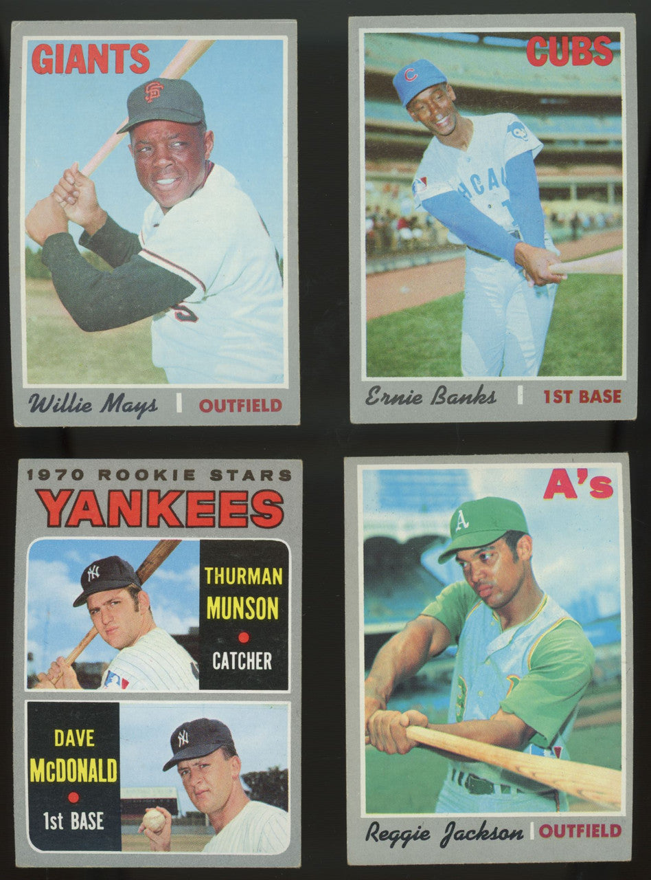 1970 Topps Baseball Complete Set (720) VG-EX Overall