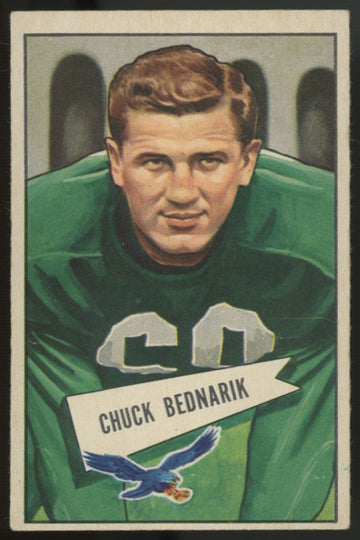 1952 Bowman Small Chuck Bednarik #10 VG/EX