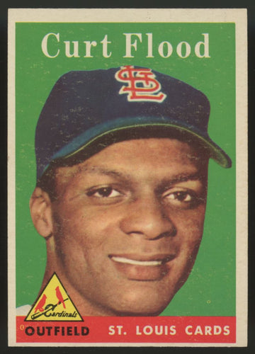1958 Topps Curt Flood RC #464 EX/MT "C"
