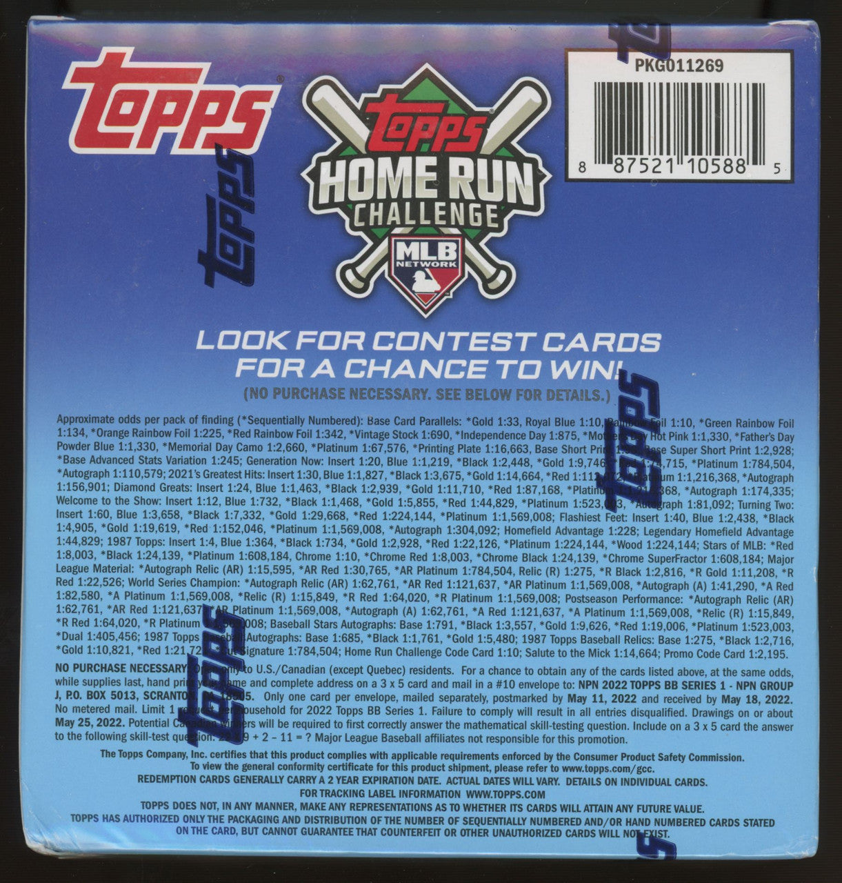 2022 Topps Baseball Series 1 Mega Box Factory Sealed