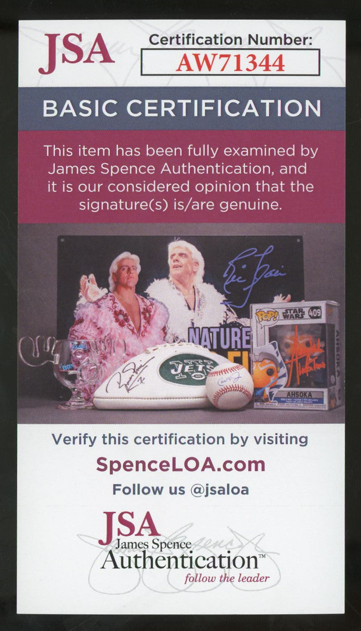 Tommy Byrne Signed Autographed Photo Postcard JSA