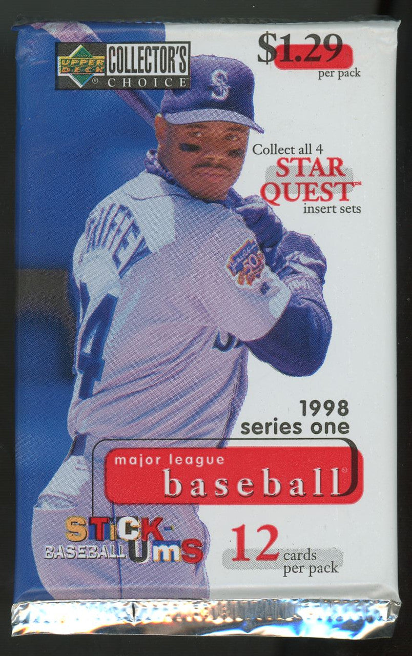1998 Collector's Choice Series 1 Baseball Lot of 19 Sealed Packs