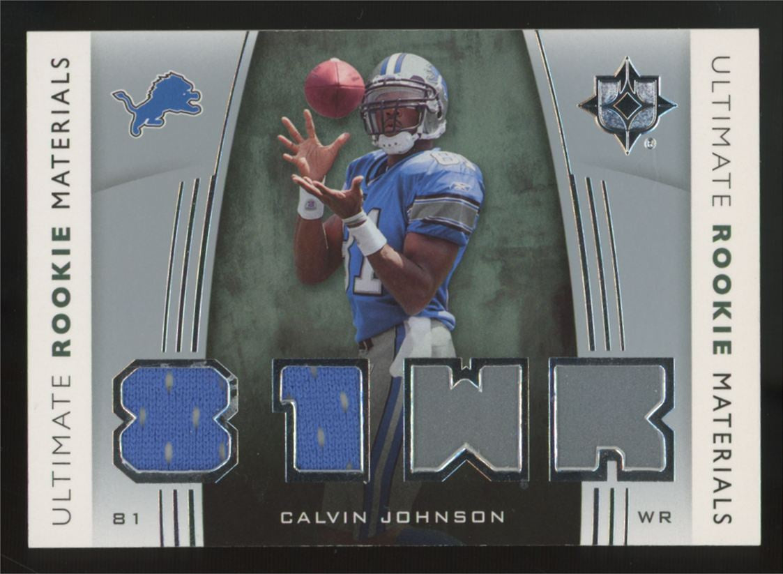 2007 Upper Deck Ultimate Calvin Johnson RC Materials Patch  #URM-CJ