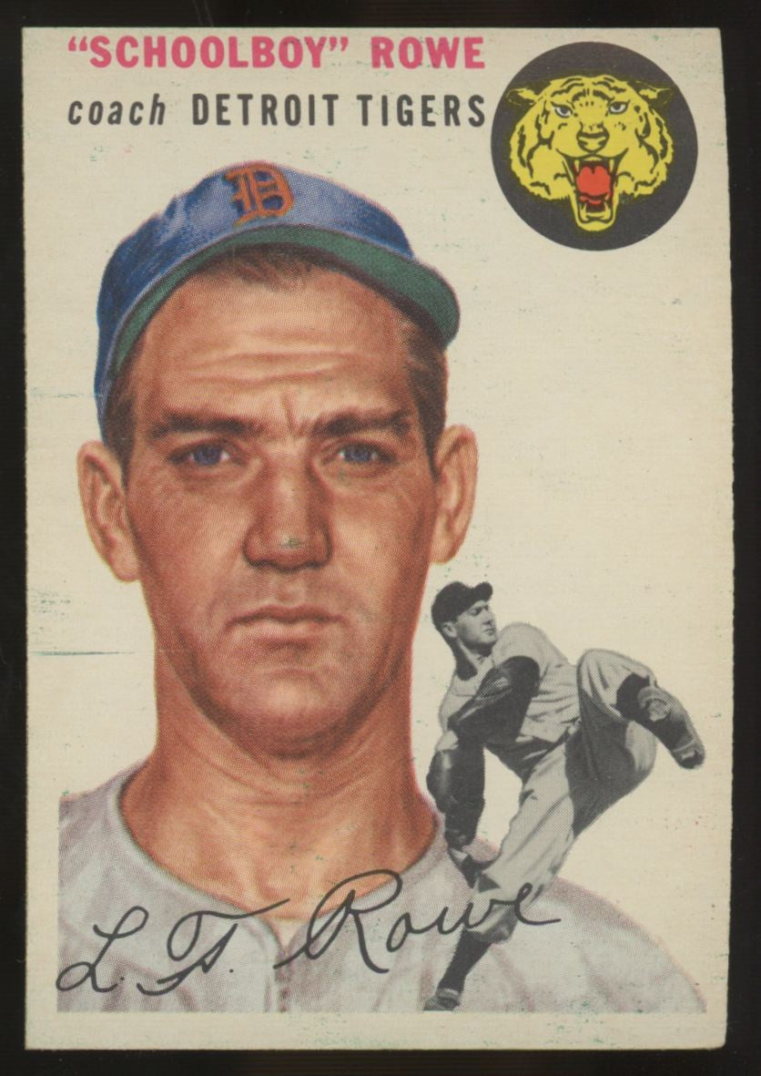 1954 Topps Schoolboy Rowe #197 EX/MT