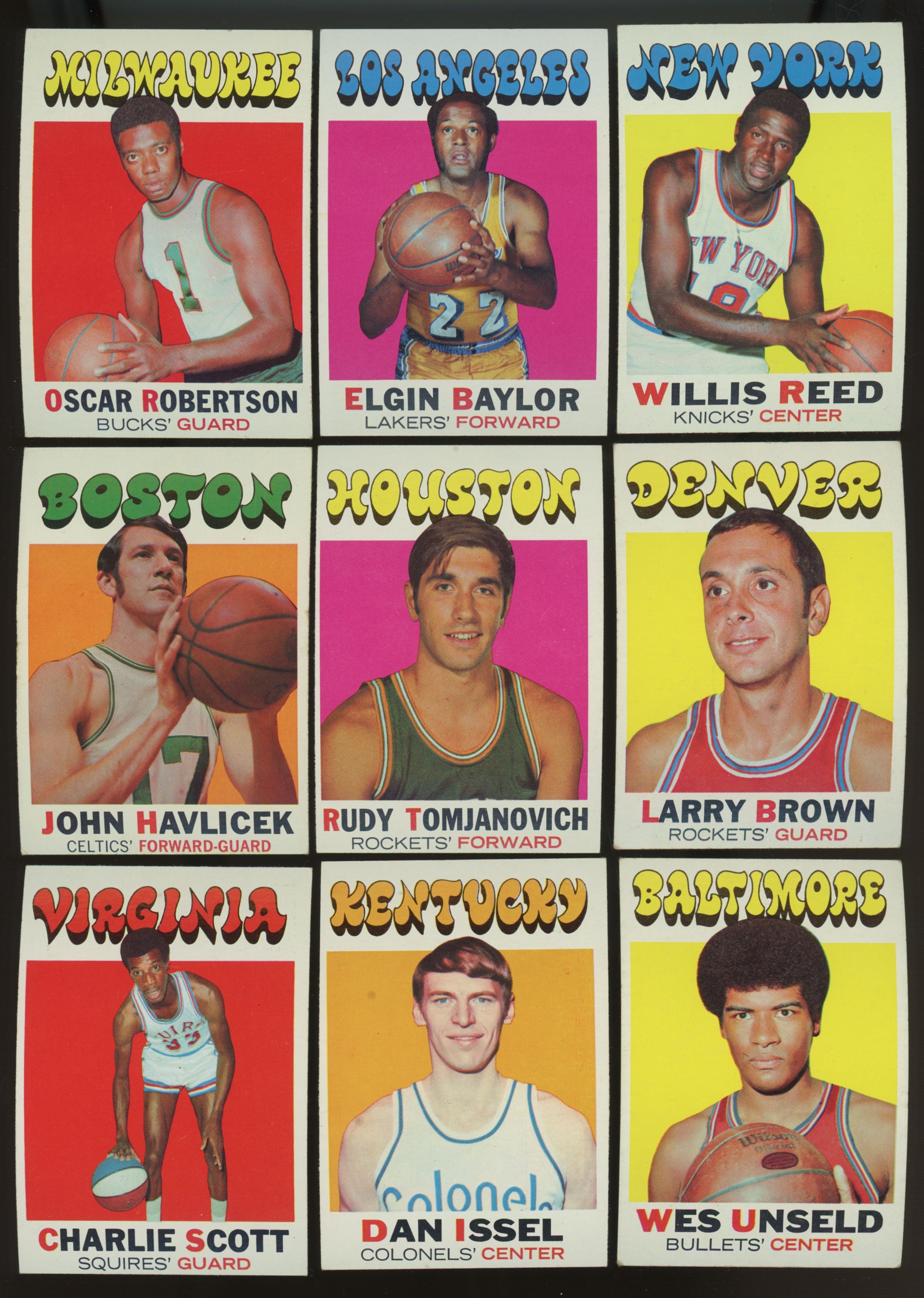 1971/72 Topps Basketball Complete Set (233) EX-NM