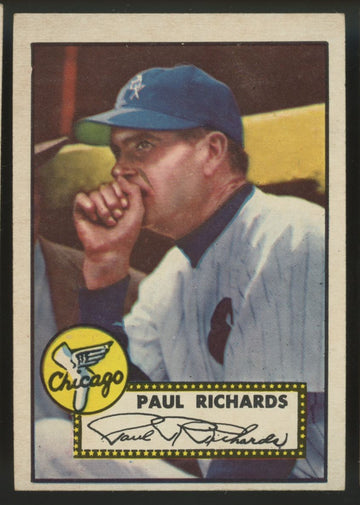 1952 Topps Paul Richards RC #305 VG/EX