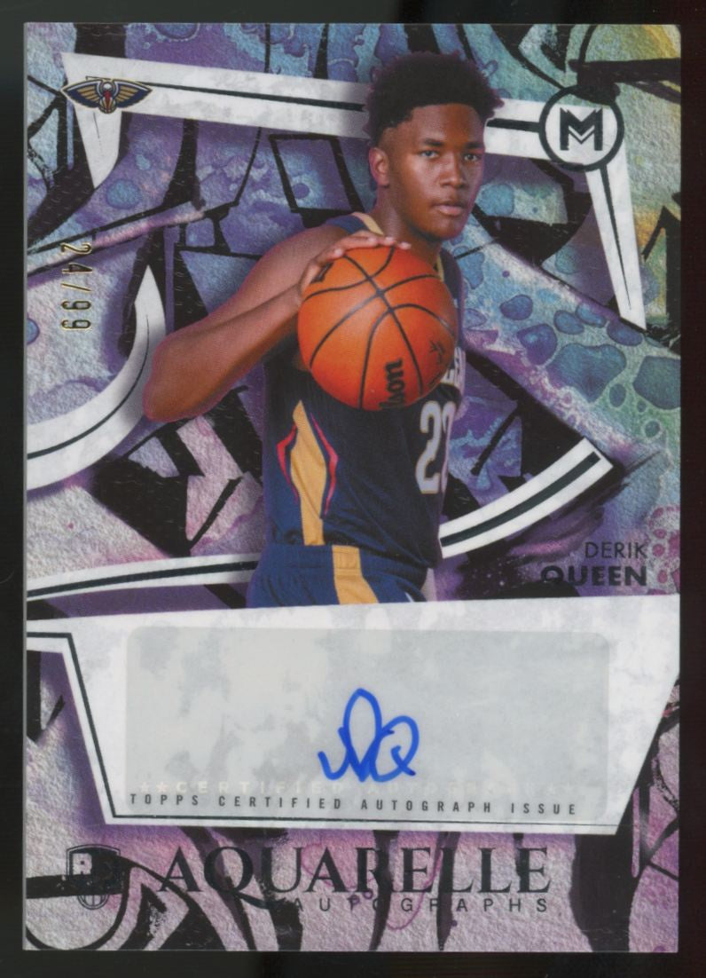 2025-26 Topps Motif Derik Queen RC Aquarelle Auto /99 #AA-DQ
