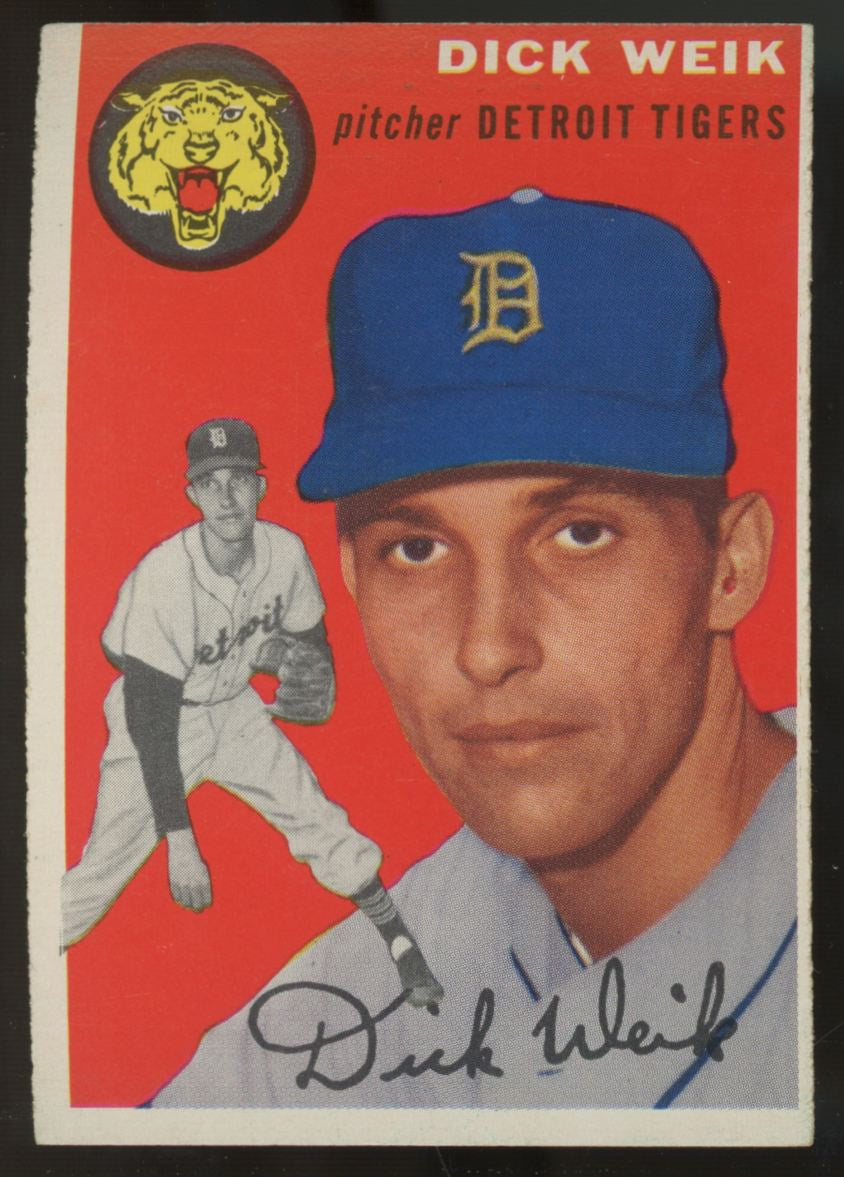 1954 Topps Dick Weik #224 EX+