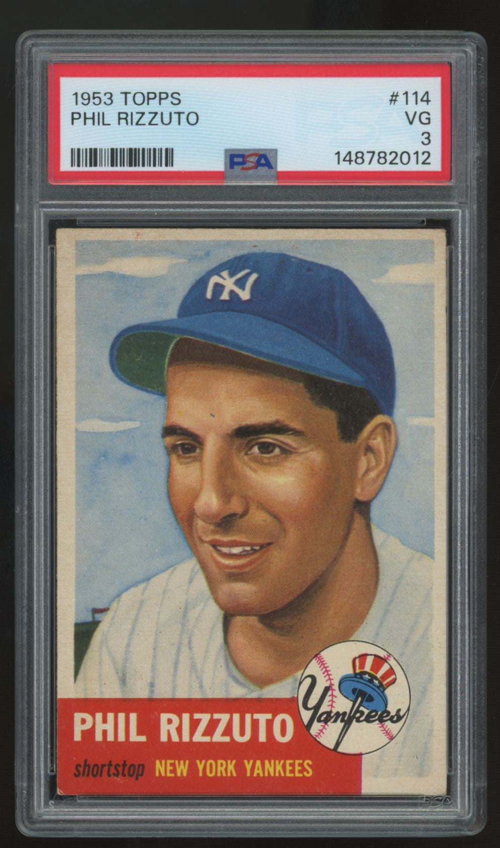 1953 Topps Phil Rizzuto #114 PSA 3