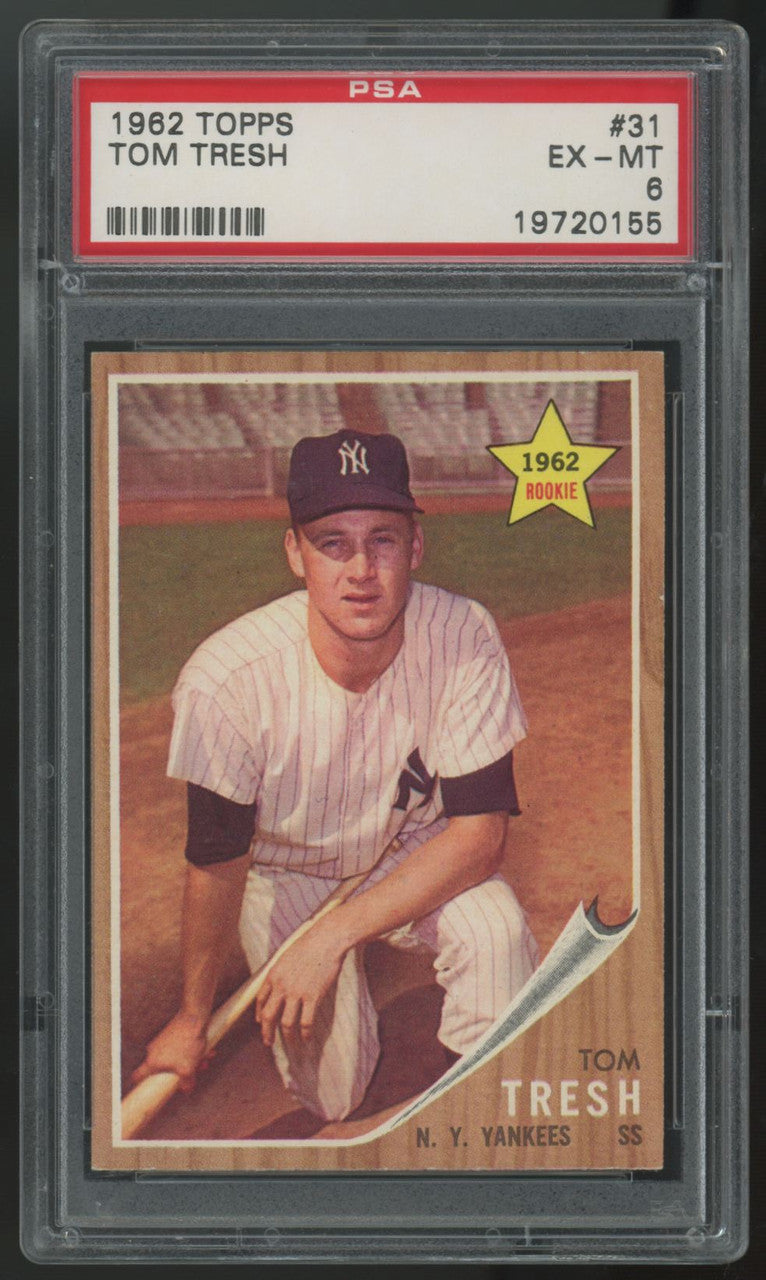 1962 Topps Tom Tresh RC #31 PSA 6