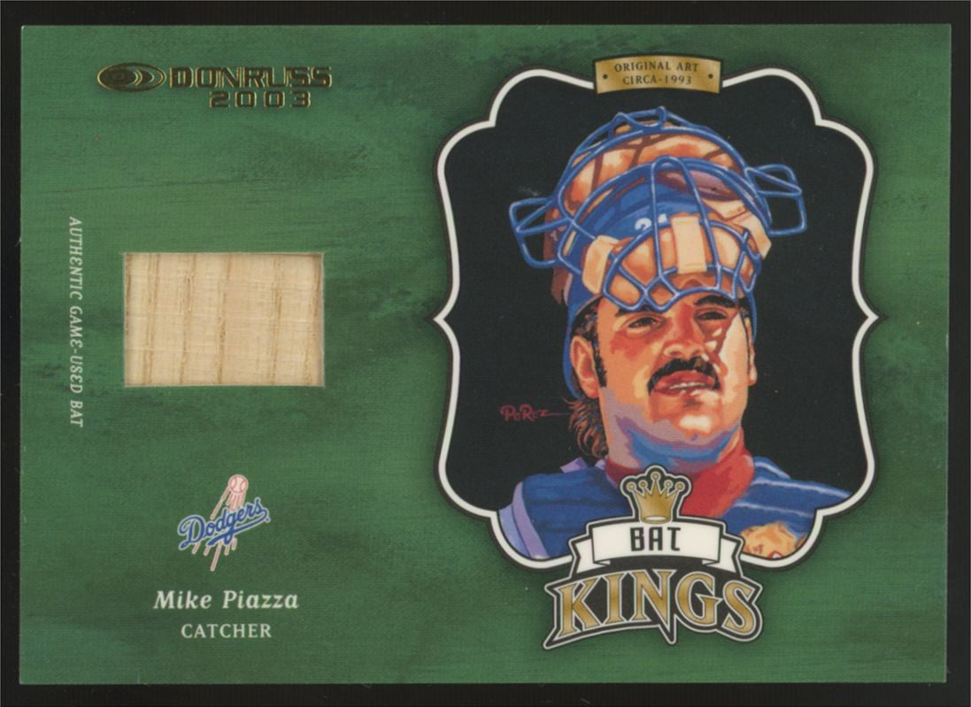 2003 Donruss Mike Piazza Bat Kings Relic /100 #BK-13