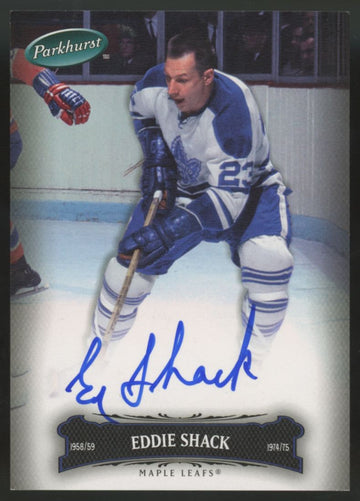 2006-07 Upper Deck Parkhurst Eddie Shack Auto #114