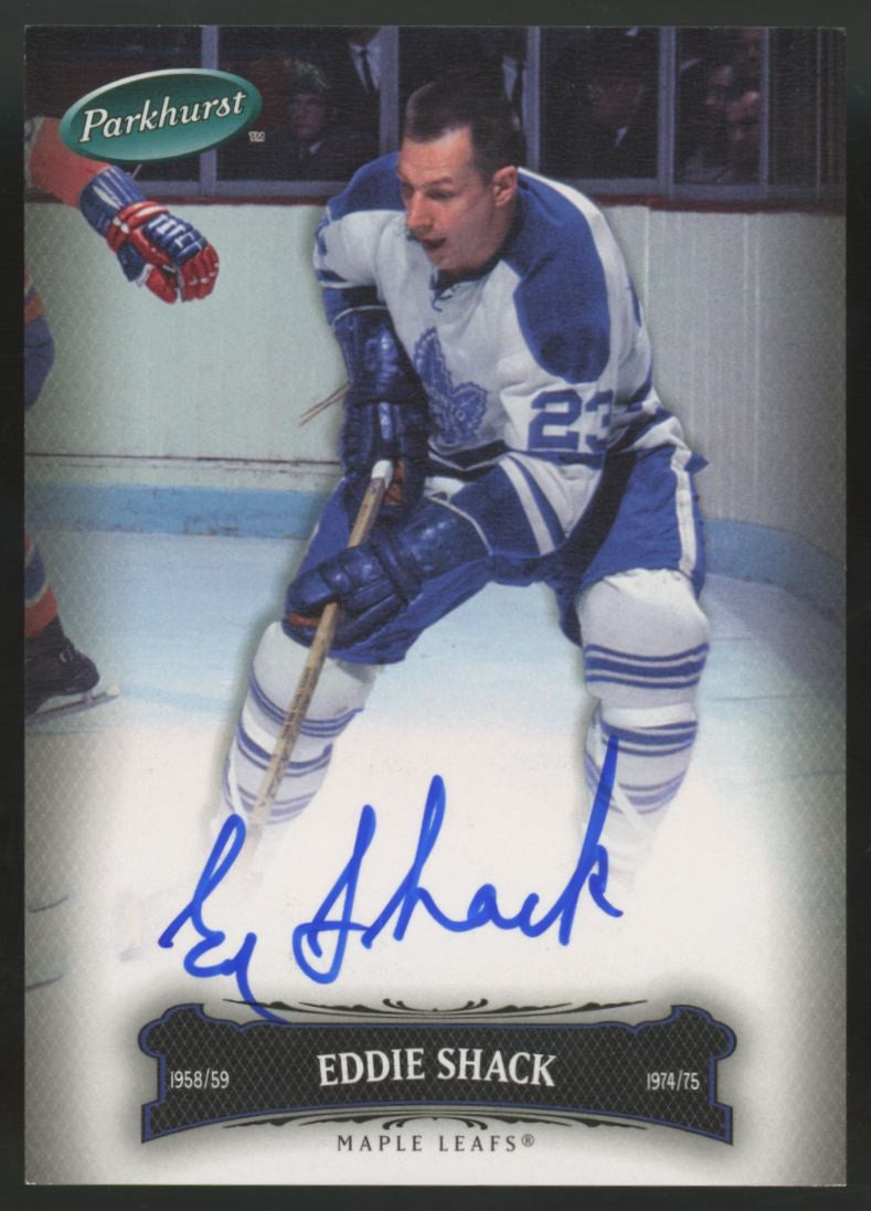 2006-07 Upper Deck Parkhurst Eddie Shack Auto #114
