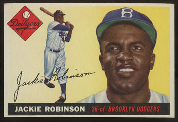 1955 Topps Jackie Robinson Full Diamond #50 Authentic/Altered
