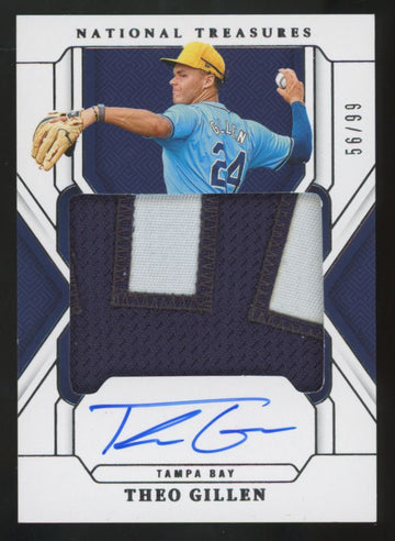 2025 Panini National Treasures Theo Gillen Patch Auto /99 #TMS-TG